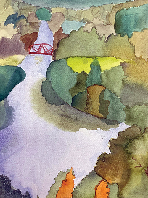 K-12 art lesson, summer drawing assignment, student art