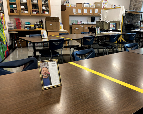 Laura Durr's art room