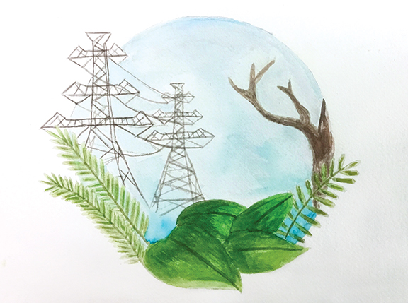SchoolArts magazine, The Story Issue, November 2022, middle art lesson, watercolor, painting