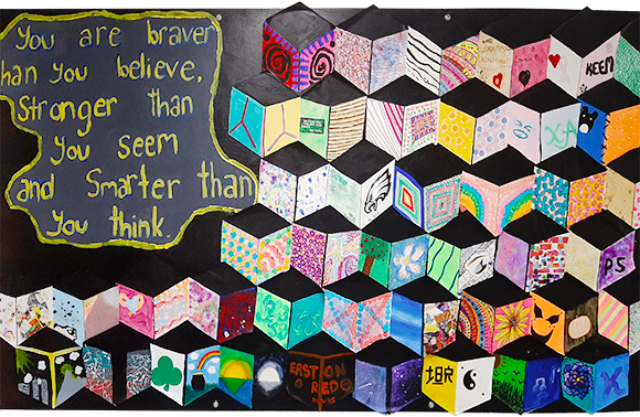 SchoolArts magazine, The Collaboration Issue, December 2022, Mindfulness Murals