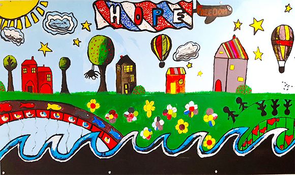 SchoolArts magazine, The Collaboration Issue, December 2022, Mindfulness Murals