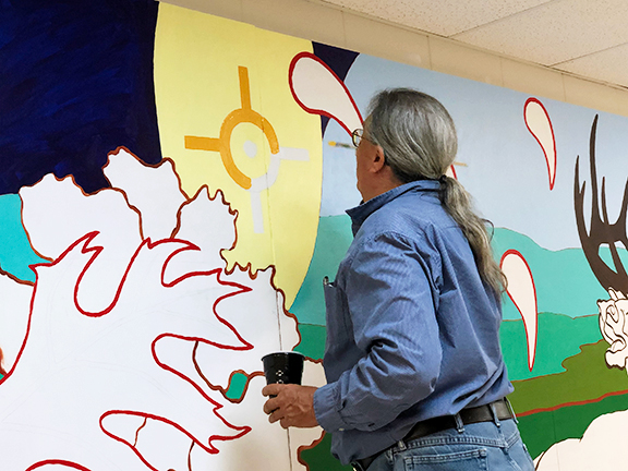 SchoolArts magazine, The Story Issue, November 2022, Osage Nation Mural