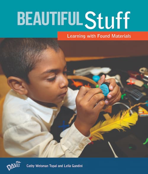 Cover of the Reggio Emilia approach to early childhood education book, Beautiful Stuff: Learning with Found Materials