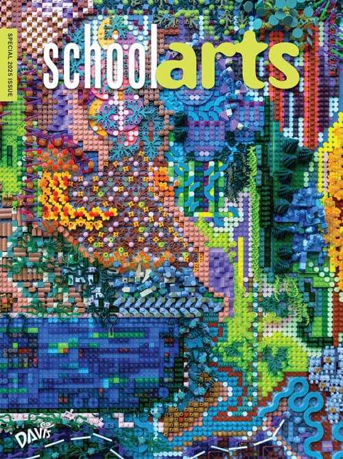 Cover of the Fall 2025 issue of SchoolArts magazine