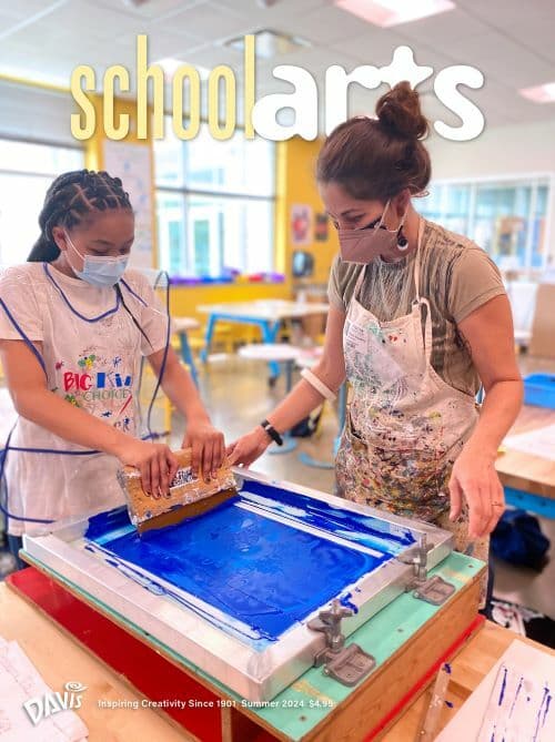 Cover of SchoolArts magazine
