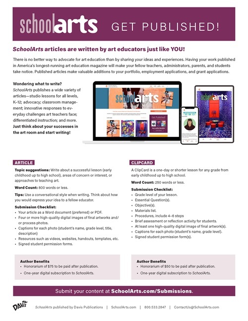 Teaching with Themes in the Art Room Write for SchoolArts Magazine