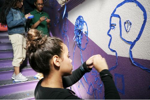 World-renowned artists and authors of Collaborative Tape Art: The PiktoTape Method lead teachers and students through the process of planning and creating a tape mural.