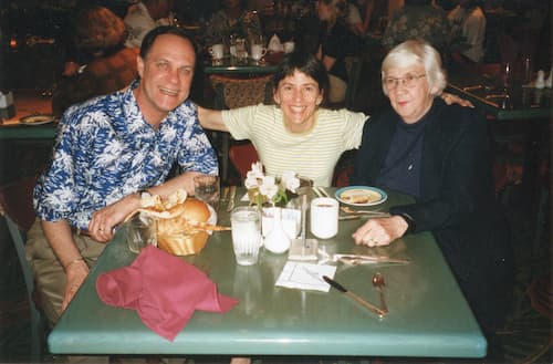 Wyatt, Claire Mowbray Golding, Laura Chapman at the 2002 NAEA convention in Miami.