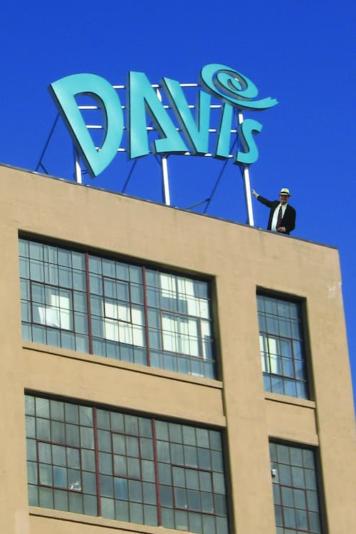 On the roof of the Printers Building in Worcester, MA.