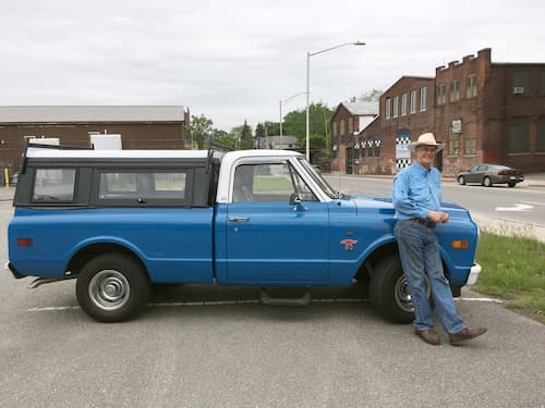 Wyatt’s pride and joy was his 1970 Chevrolet truck. He converted it to run on cooking oil and outfitted it with heated, leather Volvo seats he found on eBay.