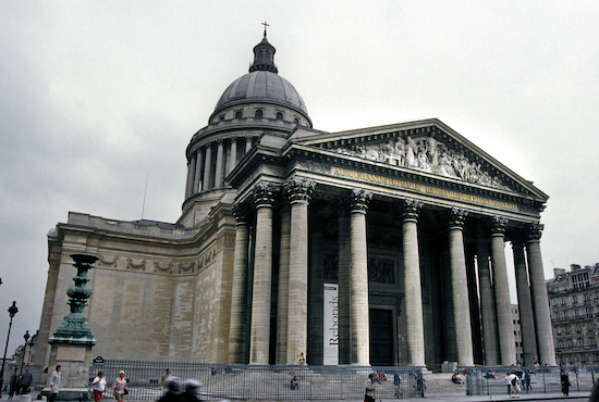 Building called the Pantheon by Jacques Soufflot.