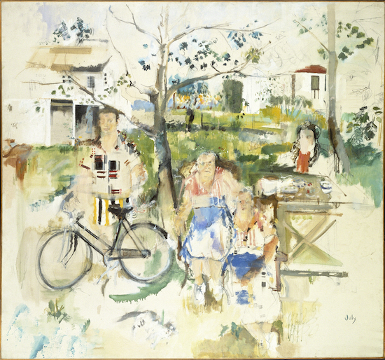 Painting by Larry Rivers titled "JulY"