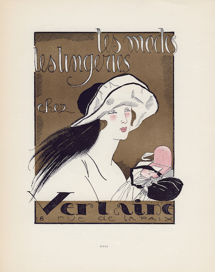 Lithograph for House of Verlaine by Fernand Simeon