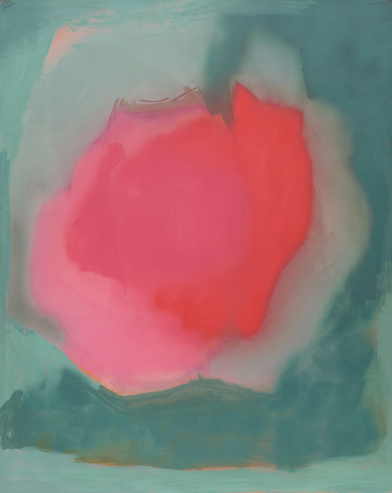 Painting titled Bridgehampton Rose by Esteban Vicente.