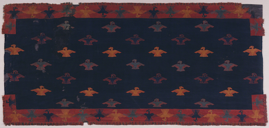 Mantle from the Nazca culture of ancient Peru.