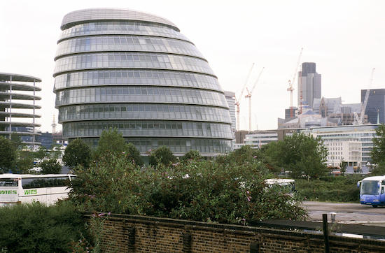 Building designed by Norman Foster called "New City Hall", London.