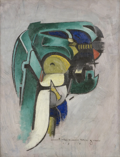 Painting by Morton Schamberg titled "Painting IV"