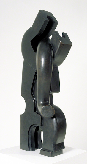 Sculpture by John Storrs titled "Abstract Figure".