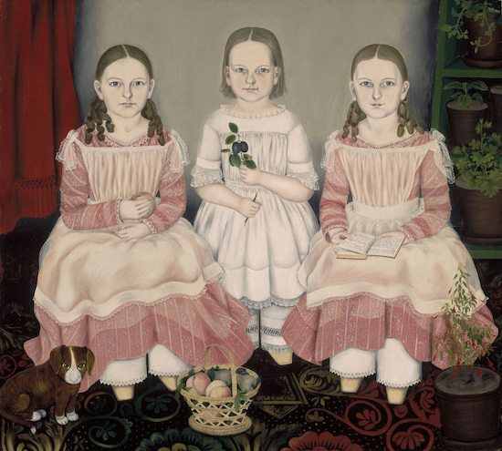 Painting by Susan Waters titled "The Lincoln Children"