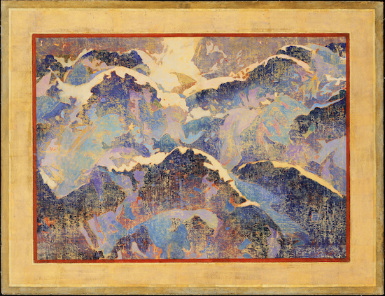 Painting by Augustus Vincent Tack titled "Storm"