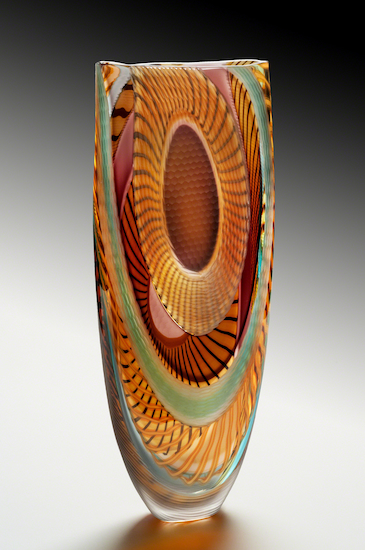 Vessel titled "Stromboli" by Lino Tagliapietra.