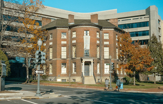 Building called "Octagon House" designed by William Thornton.