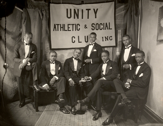 Photograph by James Van Der Zee titled Unity Athletic Club.