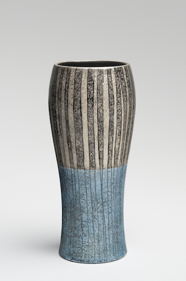 Ceramic vessel called Tea Whisk Jar by Kunio Watanabe.