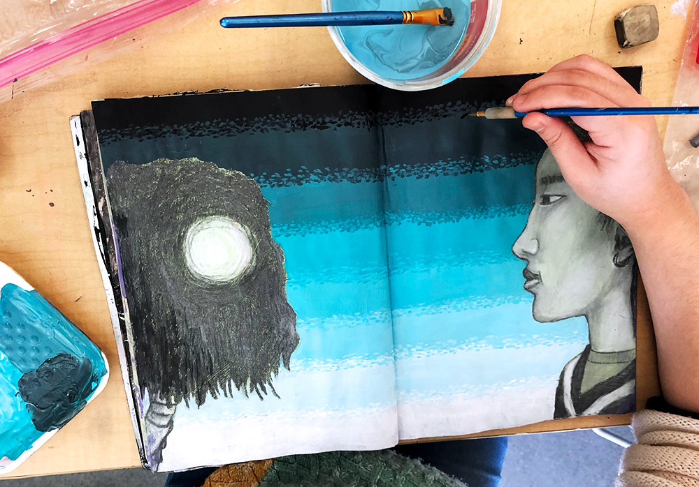 SchoolArts magazine, The Groundwork Issue, September 2023, High School Art Lesson