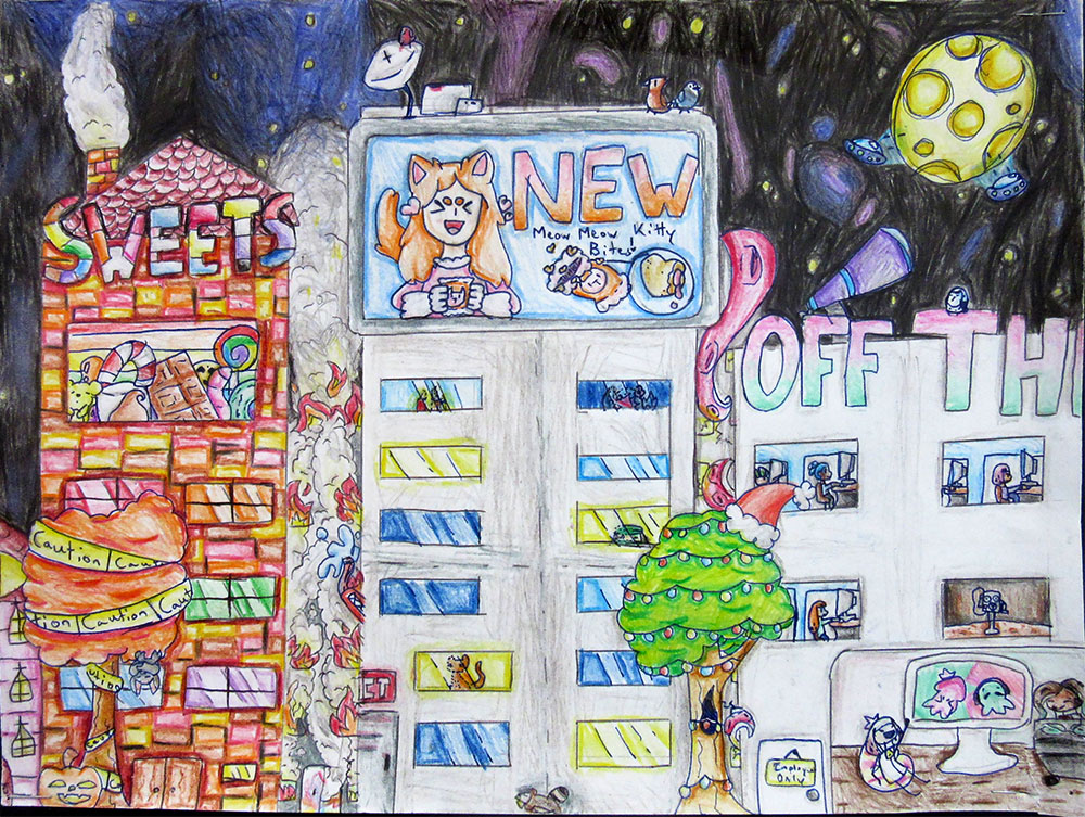 SchoolArts magazine, The Interdisciplinary Connections Issue, November 2023, Middle School Art Lesson, Architectural Drawings