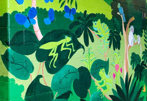 Bioko Breezeway Mural