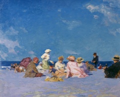 Happy Summer: Art by Edward Potthast (1857-1927 US)
