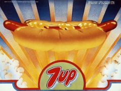 National Hot Dog Day: Art by Robert Abel (1937-2001 US)