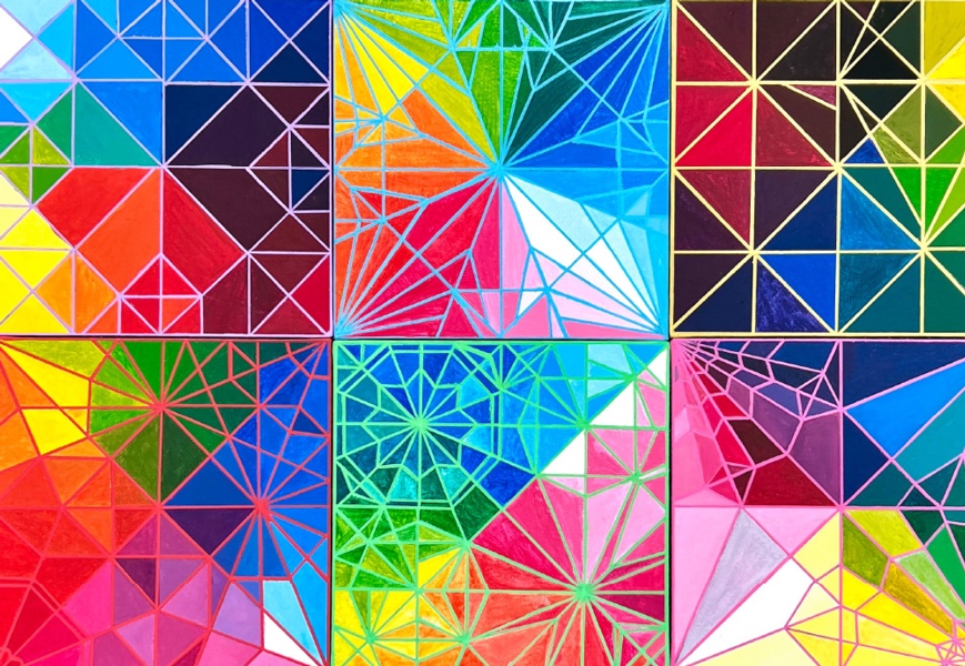 Origami Color Wheels