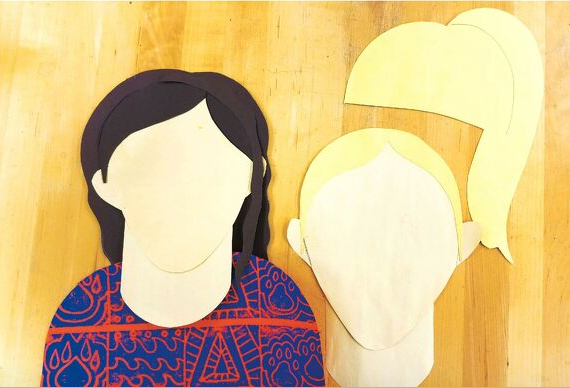 Patterned & Printed Self-Portraits