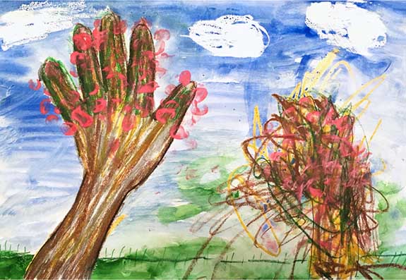 A Cherry Blossom Tree Study: Kinesthetic Learning with Children and Parents