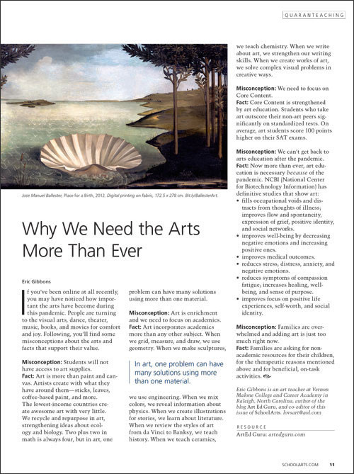 Why We Need the Arts More Than Ever