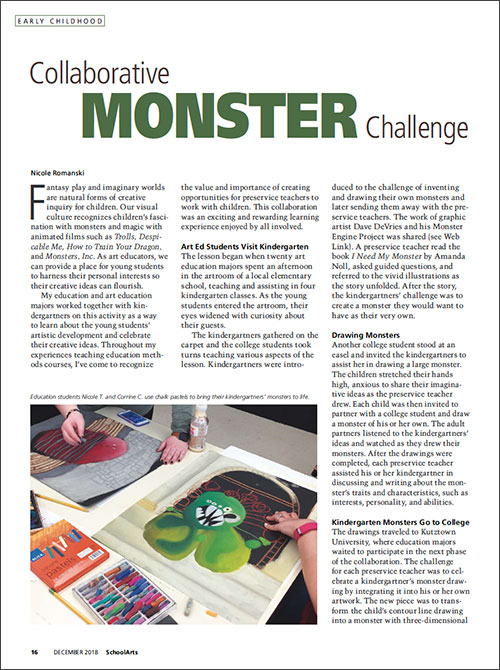 Early Childhood: Collaborative Monster Challenge