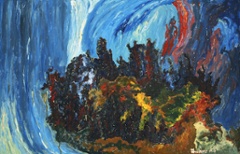 National Color Day: Cool and Warm Colors by Thomas Mukarobgwa (1924-1999 Zimbabwe)