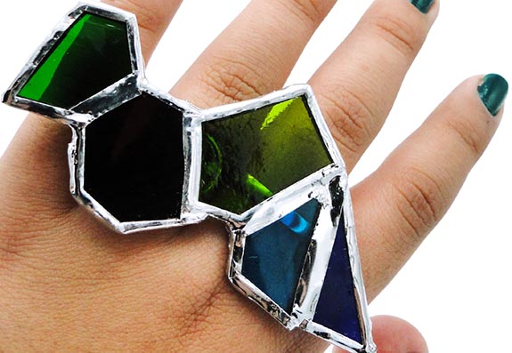 Perfectly Imperfect Stained-Glass Jewelry