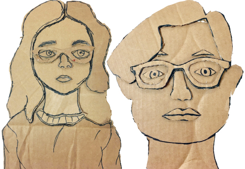 Layered Self-Portraits