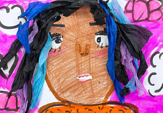 The Freedom of Collage and Abstraction: Faces Inspired by Tyree Guyton