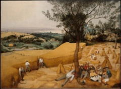Labors of the Month, August: Pieter Bruegel (ca. 1525-1569 Flanders)