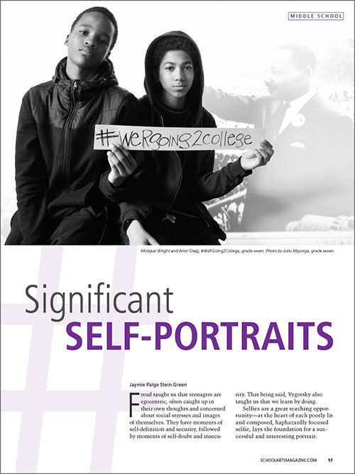 Middle School: Significant Self-Portraits