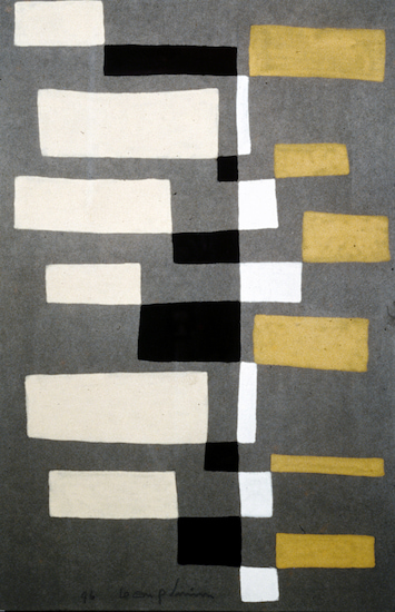 Painting by Leon Polk Smith called Untitled (1946).